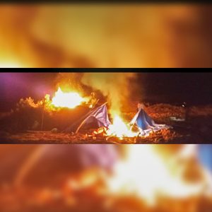 Polisi Bakar Alat Tambang Emas Ilegal di Sibarambang Setelah Penambang Kabur ke Hutan