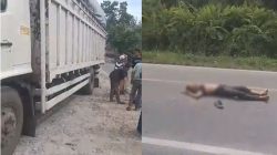Pengendara Motor Tewas di Panyabungan Usai Tabrak Truk yang Mundur dari Rumah Makan