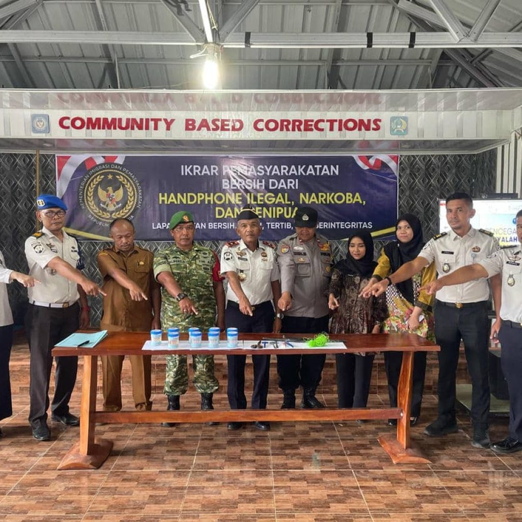 Lapas Terbuka Pasaman Gaungkan Zero Halinar, Apel Akbar dan Deklarasi Bersama Wujudkan Lapas Bersih dari HP Ilegal, Narkoba, dan Penipuan