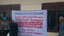 Gerakan 6 Suku Peduli Nagari Lubuk Kilangan Tuntut Ketua KAN Turun dari Jabatan