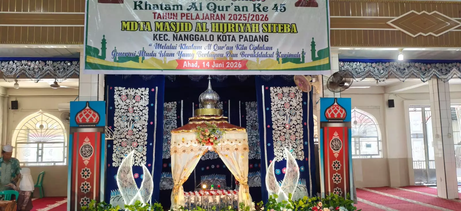 Khatam Al-Qur'an ke-45 MDTA Masjid Al Hijriyah Siteba Padang 2026