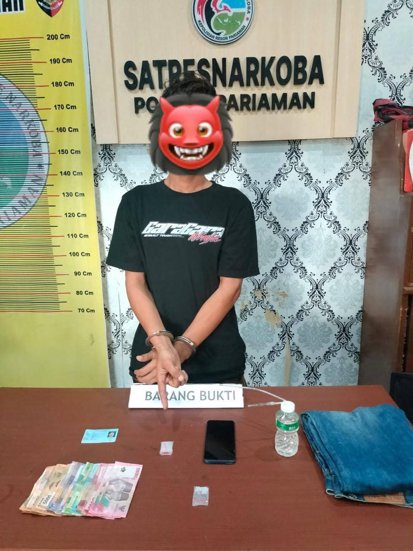 Pengedar Sabu di Pariaman Ditangkap Saat Tidur, Polisi Kejar Bandar yang Masuk DPO