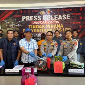 Polisi Bongkar Pengoplosan Gas LPG Bersubsidi di OKU Timur, Pelaku Kantongi Untung Rp50 Ribu per Tabung