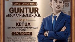 Guntur Abdurrahman Nahkodai DPC PERADI Padang, Era Baru Penguatan Profesi Advokat Dimulai