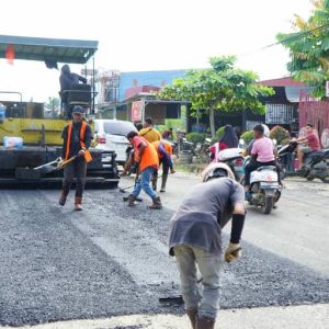 Jalan Simpang Koto Agung-Blok C Sitiung Dharmasraya I Kembali Mulus Setelah Bertahun-tahun Rusak