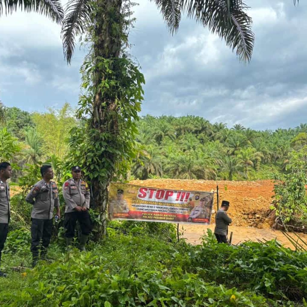 Kapolsek Ranah Batahan Tegaskan Komitmen Polri Presisi dalam Penanganan Tambang Emas Dompeng