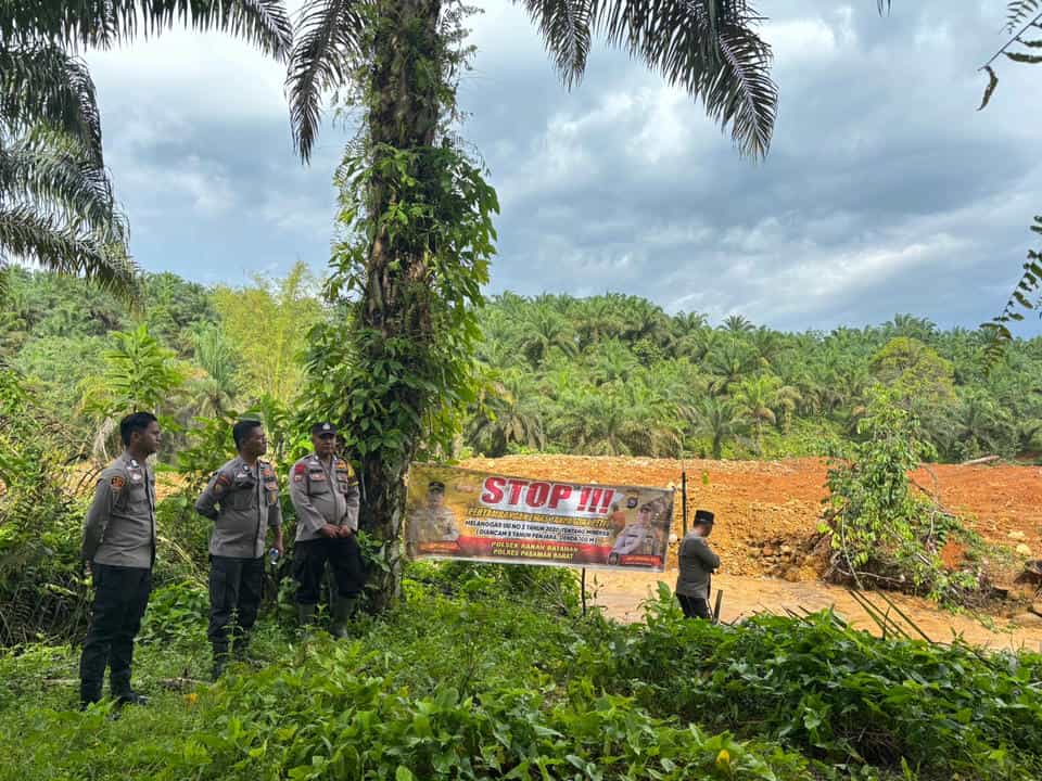 Kapolsek Ranah Batahan Tegaskan Komitmen Polri Presisi dalam Penanganan Tambang Emas Dompeng