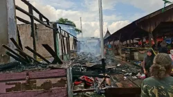 Kebakaran Pasar Kayu Tanam Hanguskan 15 Kios Kerugian Capai Rp2,5 Miliar Diduga Berawal dari Ledakan Gas