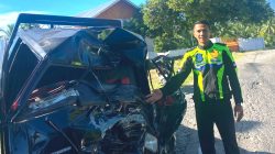 Kecelakaan L300 di Jalan Solok Padang Bikin Bagian Depan Pikap Ringsek, Polisi Masih Selidiki Penyebabnya