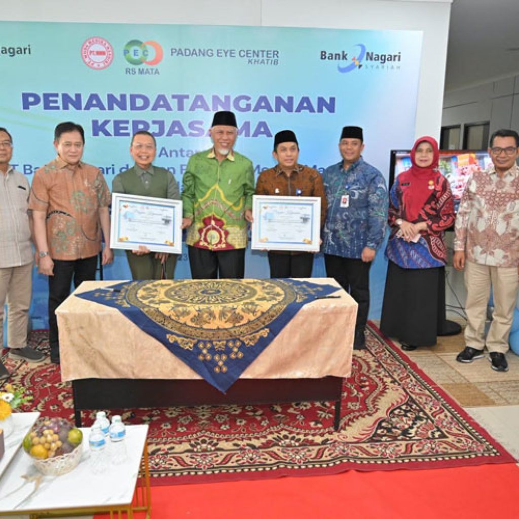 Kerja Sama Bank Nagari Tembus Rp140 Miliar, Mahyeldi Sebut Kolaborasi Jadi Kunci Kemajuan Sumbar