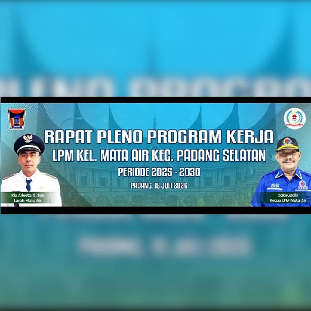 LPM Kelurahan Mata Air Gelar Rapat Pleno Perdana Bersejarah, Warga Kompak Dukung Program Kerja