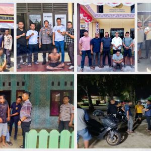 Operasi Sikat Singgalang Ungkap 7 Kasus Kejahatan di Pasaman Barat, 9 Pelaku Diamankan