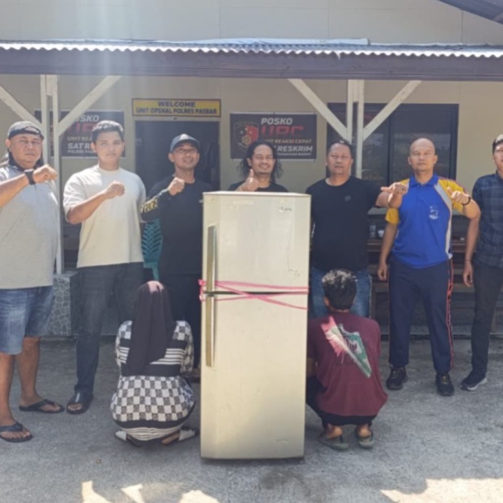 Pasangan Suami Istri Pelaku Pencurian Rumah Kosong di Pasaman Barat Ditangkap Setelah Jual Barang Curian