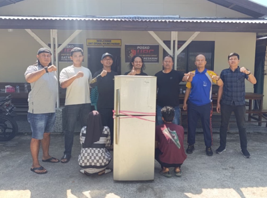 Pasangan Suami Istri Pelaku Pencurian Rumah Kosong di Pasaman Barat Ditangkap Setelah Jual Barang Curian