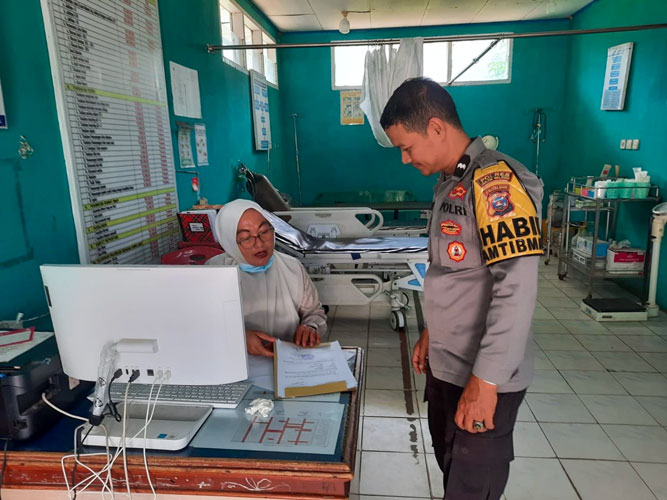 Penganiayaan di Balun Direspons Cepat Bhabinkamtibmas Korban Langsung Didampingi hingga Visum