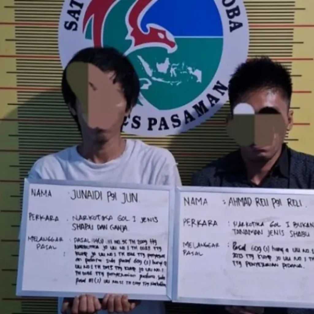 Pengedar Narkoba Pasaman Digerebek Polisi, Sabu dan Ganja Siap Edar Disita dari Rumah di Tapus