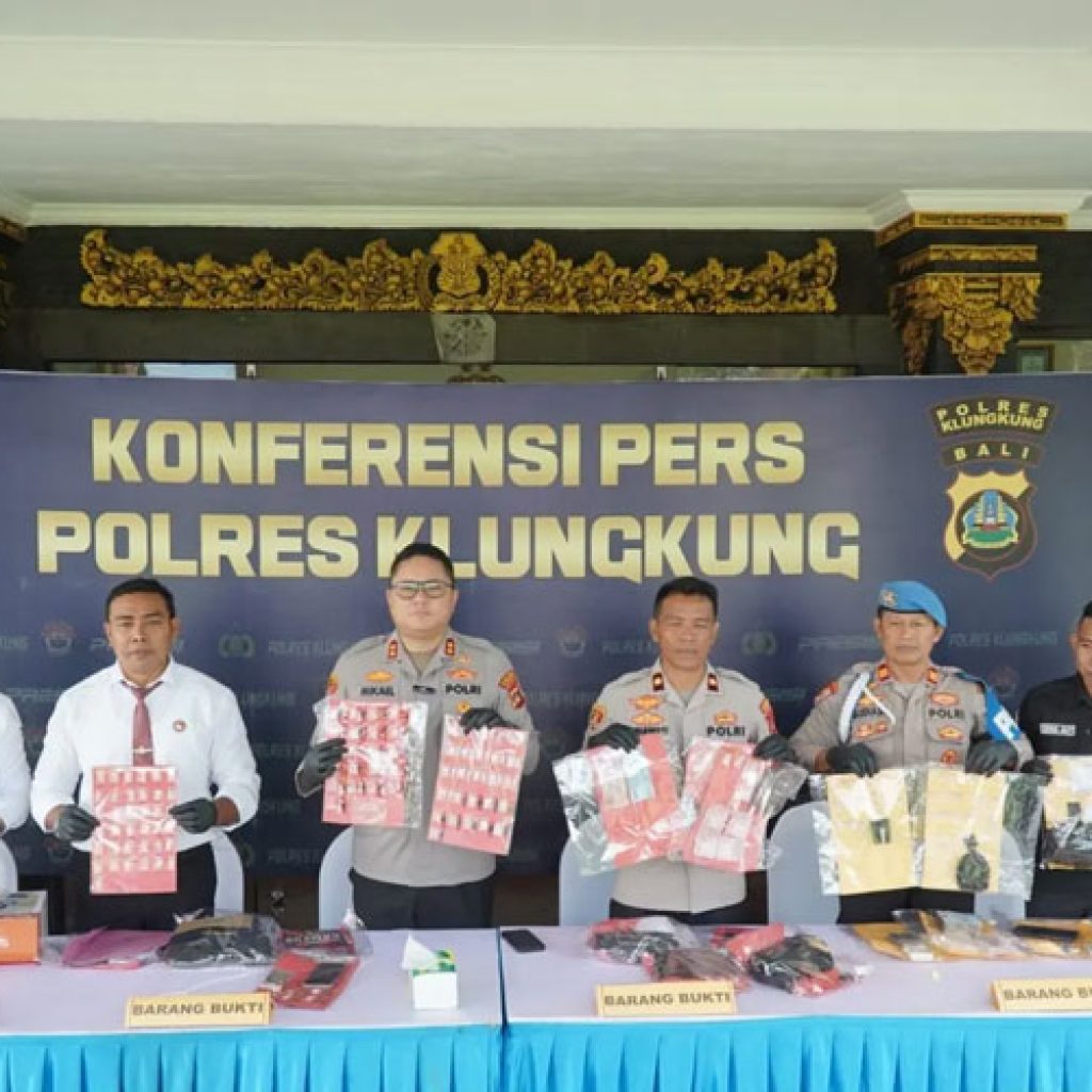 Polres Klungkung Tangkap Empat Pengedar Sabu dan Sita 195 Paket Narkotika
