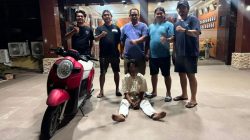 Residivis Curanmor Ditangkap Polresta Padang, Honda Scoopy Korban Berhasil Disita
