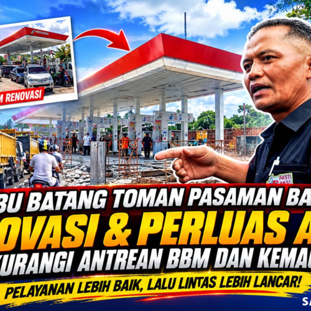 SPBU Batang Toman Pasaman Barat Renovasi dan Perluas Area Demi Kurangi Antrean BBM dan Kemacetan