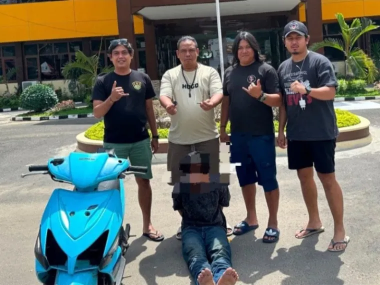 Tim Klewang Ringkus Pelaku Curanmor dalam 7 Jam, Motor Honda Vario Korban Berhasil Diamankan