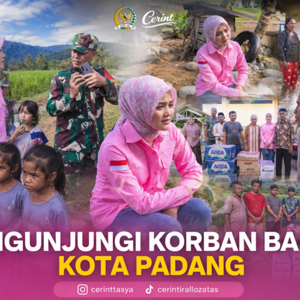 Anggota DPD RI Cerint Peduli Korban Banjir Padang, Turun Langsung Salurkan Bantuan dan Serap Aspirasi Warga