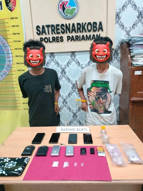 Dua Terduga Pengedar Sabu Ditangkap di Sungai Geringging, Polisi Temukan Timbangan dan Paket Narkotika