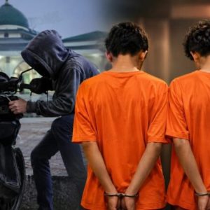 Maling Motor di Masjid Saat Subuh, 2 Remaja Ditangkap Polsek Senapelan Pekanbaru