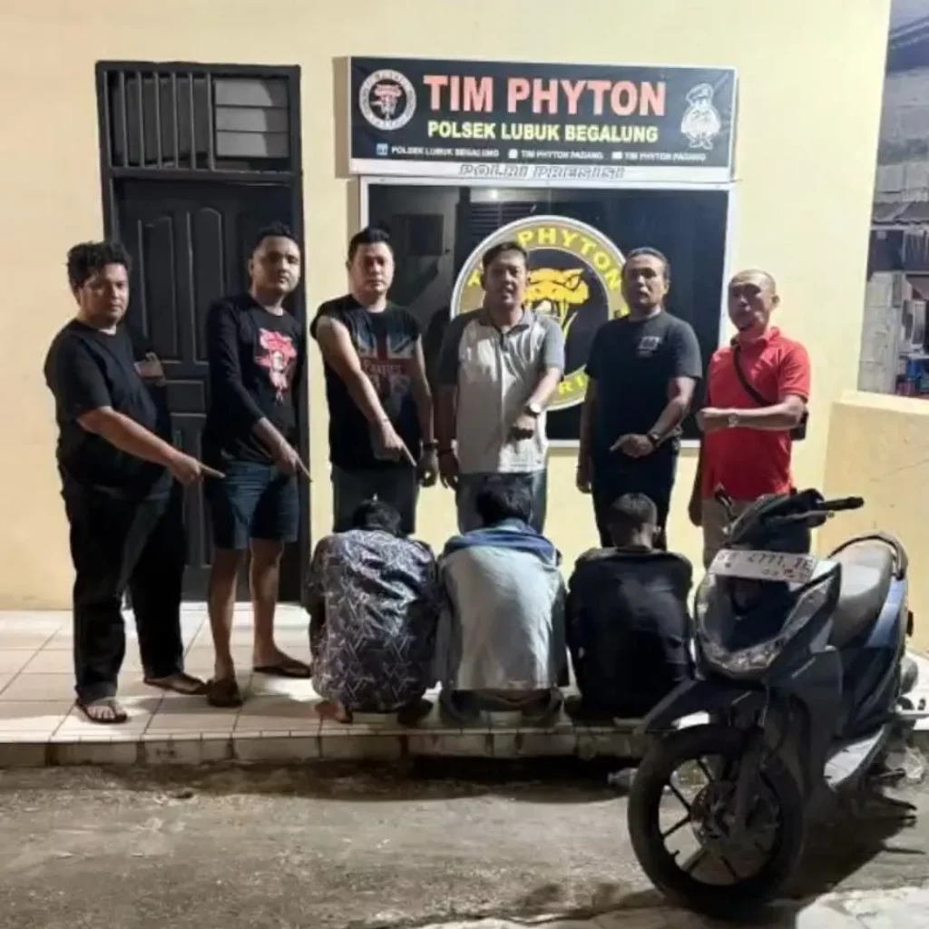 Pencurian Toko di Padang, Tiga Terduga Pelaku Diciduk Tim Phyton Lubeg