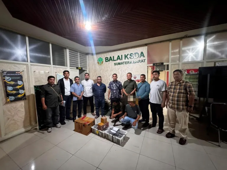 Polda Sumbar Gagalkan Penyelundupan 25 Burung Beo Mentawai, Dua Pria Diamankan