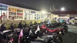 Polres Agam Amankan 30 Motor Knalpot Brong Saat Patroli Malam di Lubuk Basung