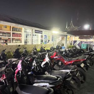 Polres Agam Amankan 30 Motor Knalpot Brong Saat Patroli Malam di Lubuk Basung