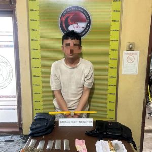 Satresnarkoba Padang Panjang Tangkap Pengedar Ganja Kering, Polisi Sita Enam Paket Barang Bukti