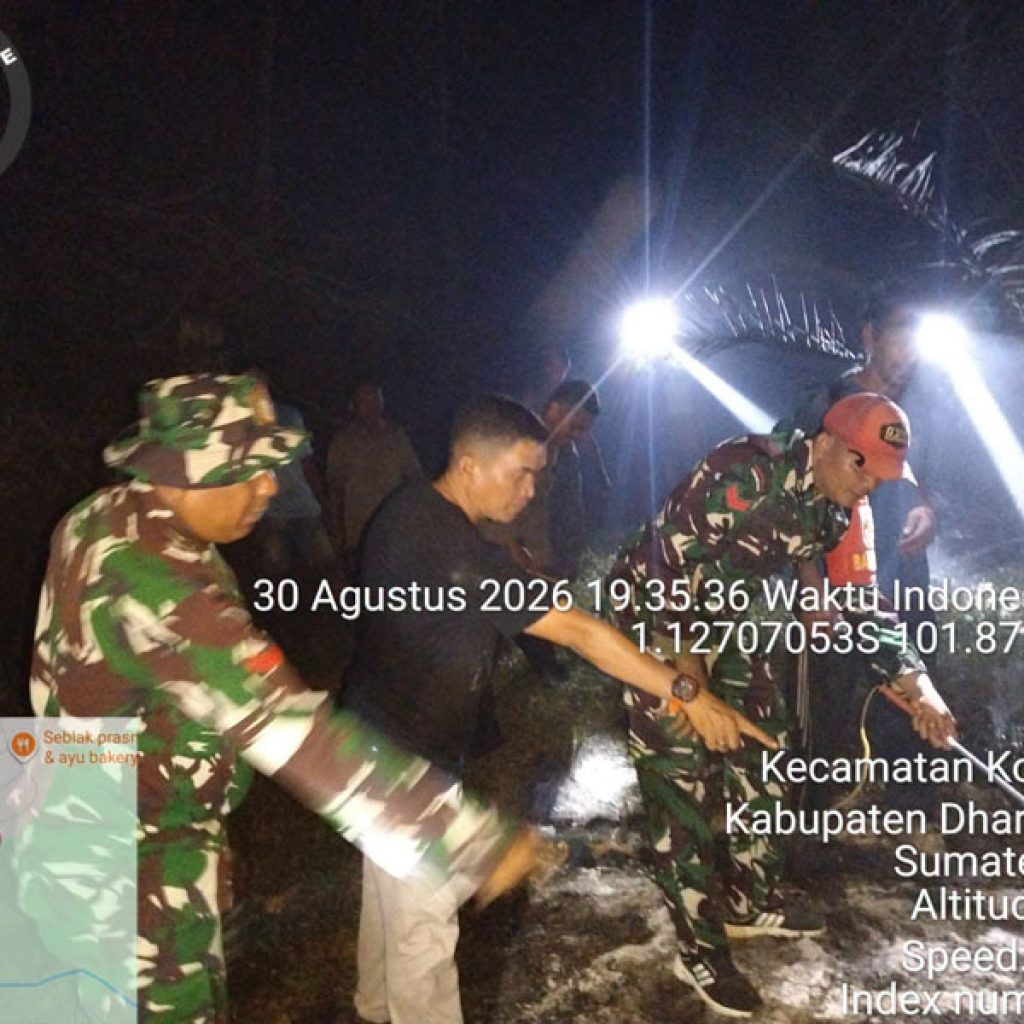 Tiga Titik Karhutla Dharmasraya Berhasil Dipadamkan, Akses Medan Jadi Tantangan Petugas