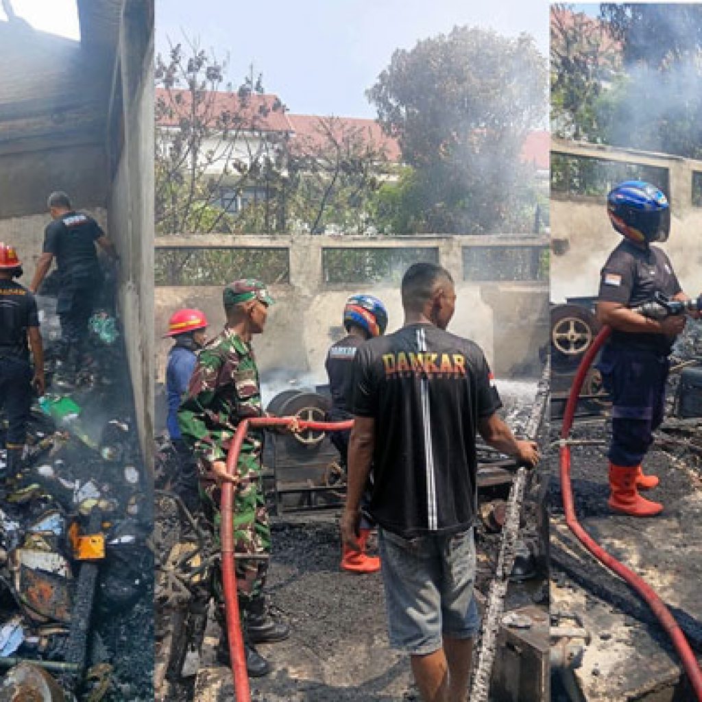 62 Motor Dinas Ludes Terbakar, Gudang Aset Dinas Pertanian Pessel Rugi Rp1,5 Miliar