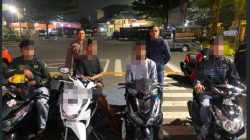 Timsus Charli Polresta Padang Amankan 4 Motor Knalpot Brong Saat Patroli Malam