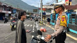 Kasat Lantas Polres Padang Panjang Turun ke Jalan, Operasi Patuh Singgalang 2026 Utamakan Edukasi Humanis