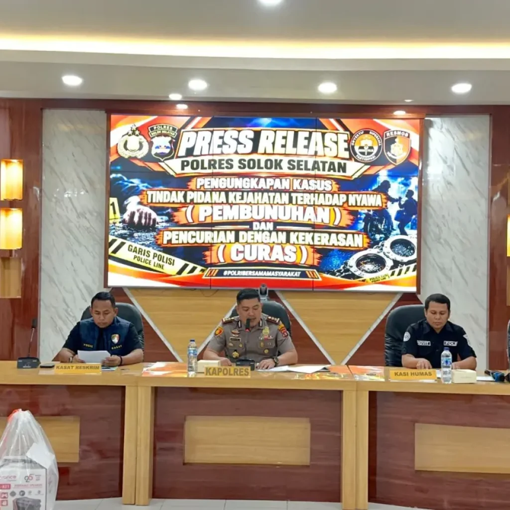 Pelarian Berakhir, Polres Solok Selatan Tangkap Tersangka Curas Pembunuh Lansia