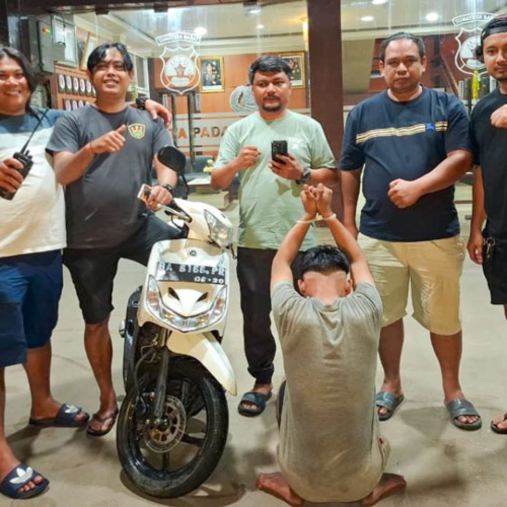 Residivis Curanmor Ditangkap Tim Klewang di Padang, Motor Korban Dicuri Pakai Kunci Palsu