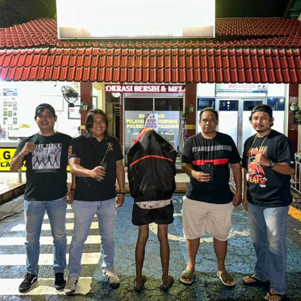 Tim Klewang Polresta Padang Tangkap Pria Diduga Curi HP Infinix di Belakang Plaza Andalas