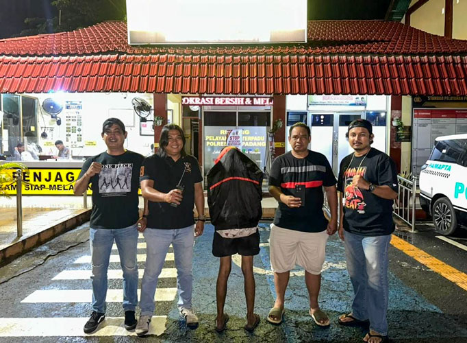 Tim Klewang Polresta Padang Tangkap Pria Diduga Curi HP Infinix di Belakang Plaza Andalas